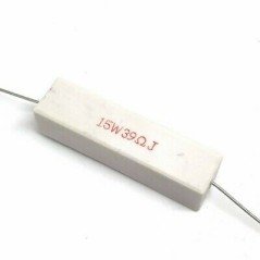 39ohm 39R 15W Wirewound Cement Ceramic Resistor
