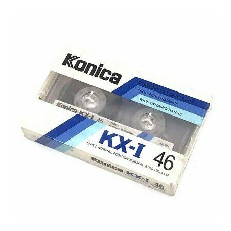 KONICA KX-I 46 AUDIO CASSETTE AUDIOTAPE MADE IN JAPAN