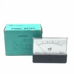 0-1mA DC ANALOG PANEL METER AMMETER 110x82.5mm