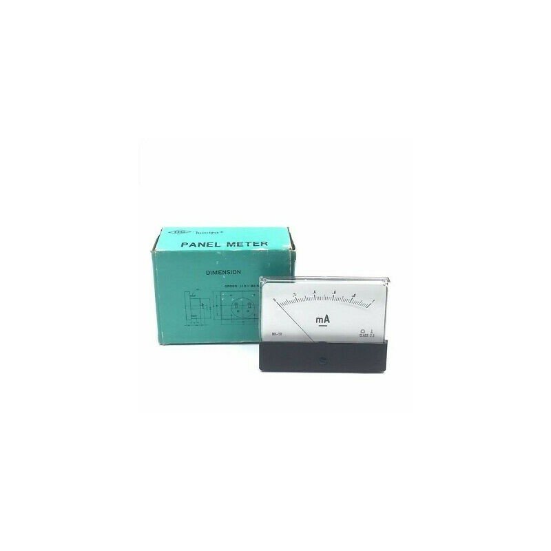 0-1mA DC ANALOG PANEL METER AMMETER 110x82.5mm