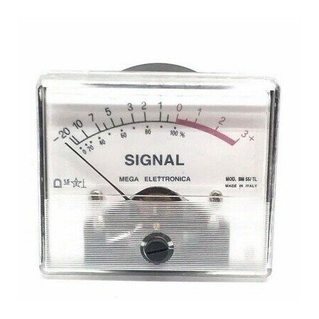 -20-3 Analog Panel Meter Signal Meter BM55/TL Mega Electronica 60x70mm