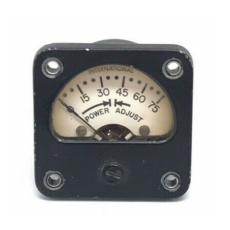 0-75 Analog Panel Meter Power Adjust Meter International 45x45mm
