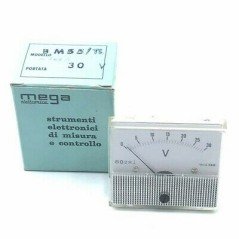 0-30V DC ANALOG PANEL METER VOLTMETER 65x55mm