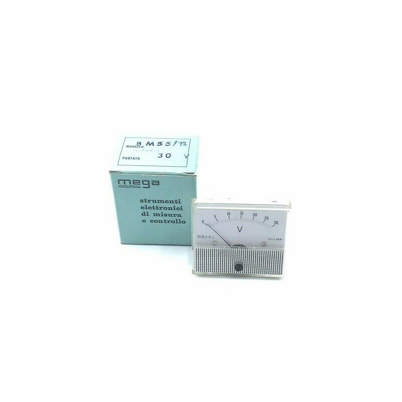 0-30V DC ANALOG PANEL METER VOLTMETER 65x55mm