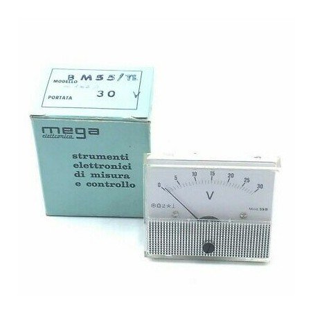 0-30V DC ANALOG PANEL METER VOLTMETER 65x55mm
