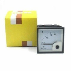 0-20A DC ANALOG PANEL METER AMMETER 70x70mm