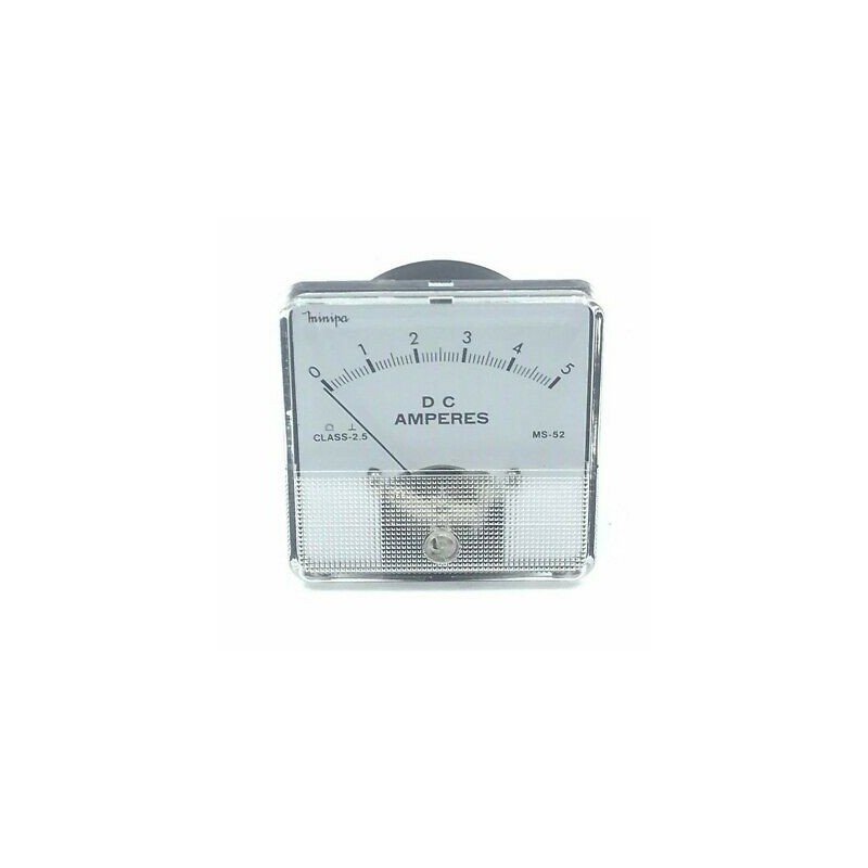 0-5A DC ANALOG PANEL METER AMMETER MS-52 60x60mm