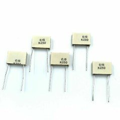 0.15UF 150nF 250V Radial Film Capacitor QTY:5