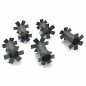 Black Aluminium Heat Sink For IC TO-100 20x18mm QTY:5