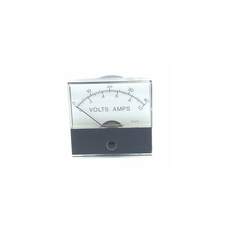 0-40V 0-1A ANALOG PANEL METER VOLTMETER AMMETER 65x60mm