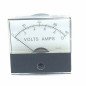 0-40V 0-1A ANALOG PANEL METER VOLTMETER AMMETER 65x60mm