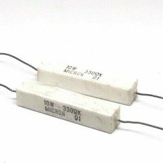 3.3K Ohm 50W Wire Wound Ceramic Cement Power Resistor