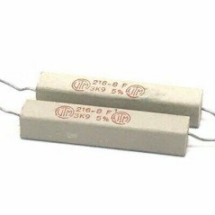 3.9KOHM 3K9 11W 5% Wirewound Ceramic Cement Resistor 216-8 QTY:2