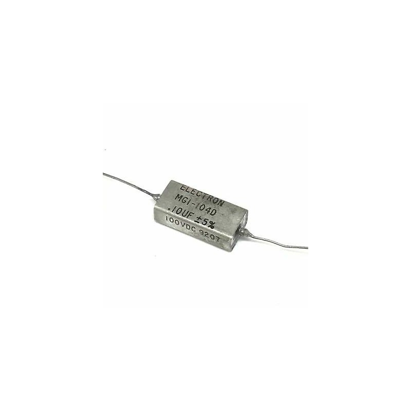0.1UF 100nF 100VDC 5% Axial Capacitor MGI-104D Electron