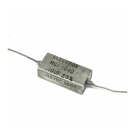 0.1UF 100nF 100VDC 5% Axial Capacitor MGI-104D Electron