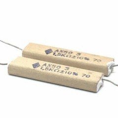 1.5KOHM 1K5 11W 10% Wirewound Ceramic Cement Resistor AX50 QTY:2