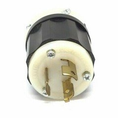 Leviton Industrial Twist Lock Armored Plug 20A-125/250V