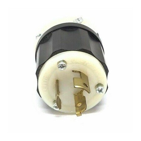 Leviton Industrial Twist Lock Armored Plug 20A-125/250V