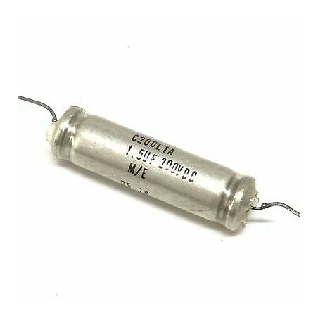 1.5UF 200VDC Axial Capacitor C200L1A 40BG155