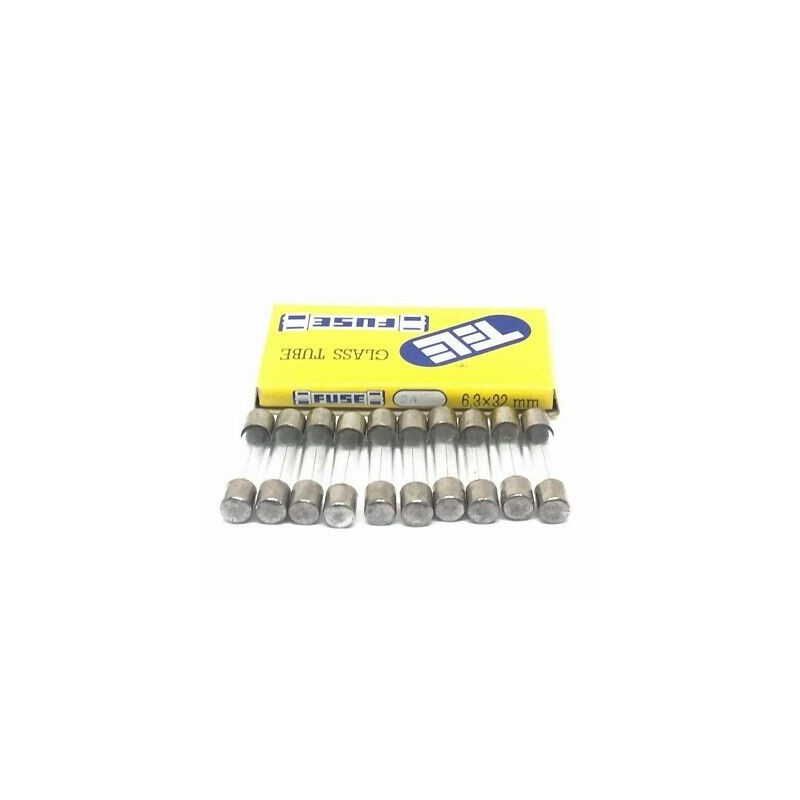 2A QUICK BLOW FAST ACTING GLASS FUSE 6.3x32mm TELE QTY:10