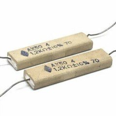 1.2KOHM 1K2 11W 10% Wirewound Ceramic Cement Resistor AX50 QTY:2
