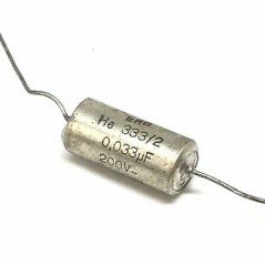 0.033UF 33nF 200VDC 10% Axial Capacitor He333/2 ERO