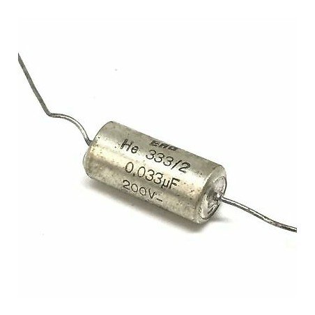 0.033UF 33nF 200VDC 10% Axial Capacitor He333/2 ERO