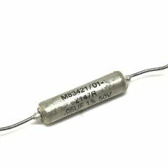 0.05UF 50nF 50VDC 1% Axial Capacitor JAN56289 M83421/01