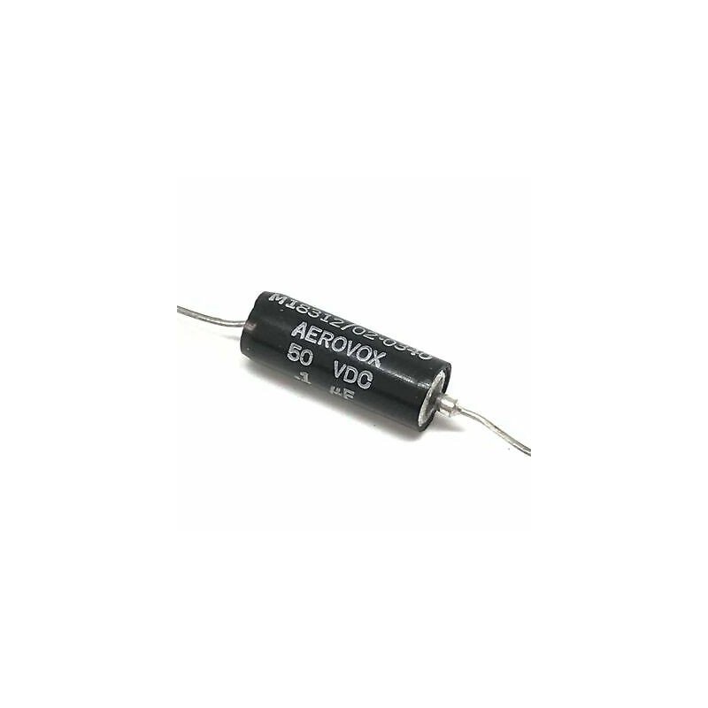 0.1UF 100nF 50VDC Axial Capacitor M18312/02-0340 Aerovox