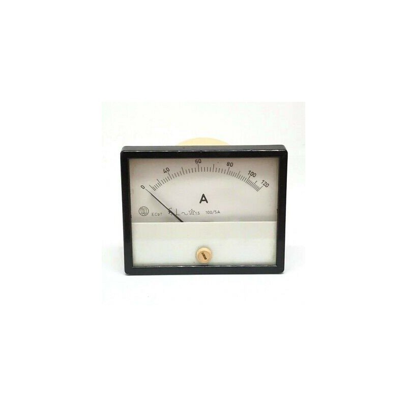 0-120A Analog Panel Meter Ammeter Saci 80x65mm