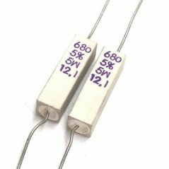 680ohm 680R 5W 5% Wirewound Ceramic Cement Resistor QTY:2