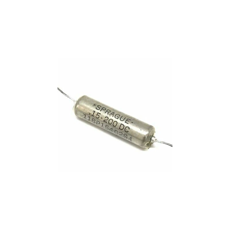 0.15UF 150nF 200VDC Axial Capacitor 118P154022S4 Sprague