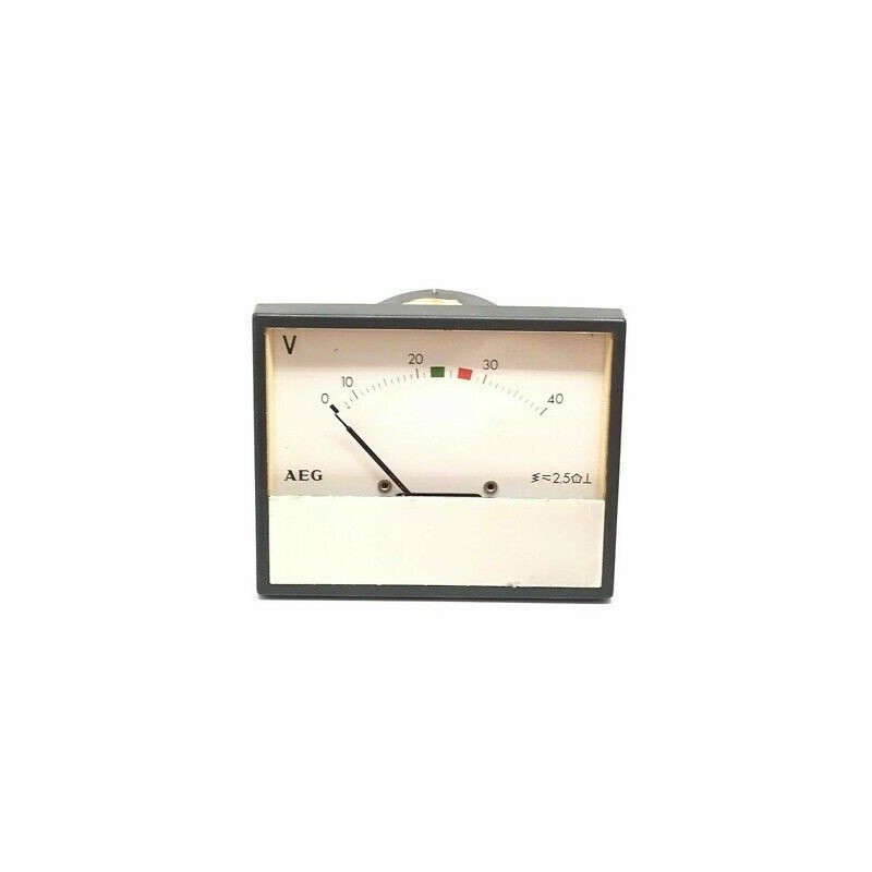 0-40V Analog Panel Meter Voltmeter AEG 85x68mm