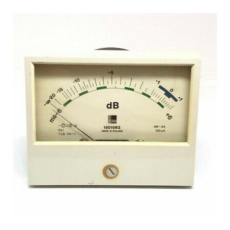 -6-6DB Analog Panel Meter DB VU Meter MK-2A MERA 100x78mm