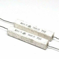 360OHM 360R 11W Wirewound Ceramic Cement Resistor KKA11 QTY:2
