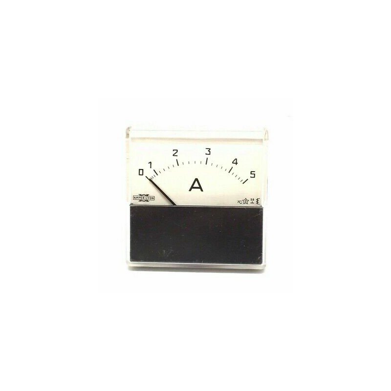 0-5A Analog Panel Meter Ammeter Amper Lyon 60x60mm