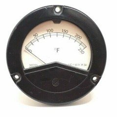 0-250F Farenheit Analog Panel Meter Thermometer Weston 88mm