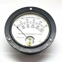 0-25mA DC Analog Panel Meter Ammeter Weston 65mm