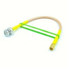 BNC - SMA MALE JUMPER CABLE RF RG142 25CM