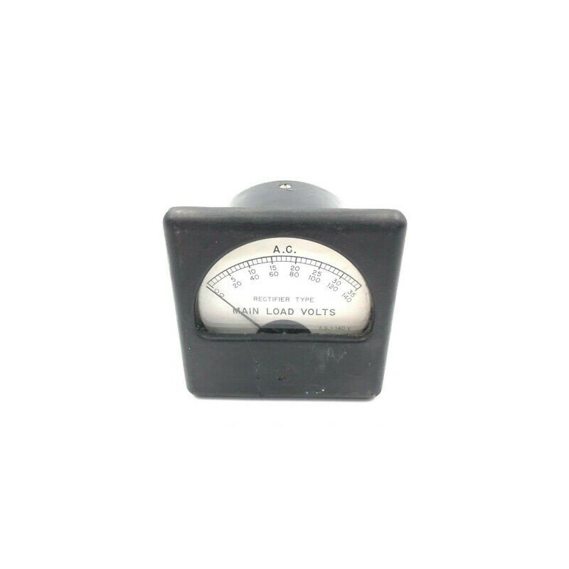 0-35V AC Analog Panel Meter Main Load Voltmeter Burlington 75x75mm