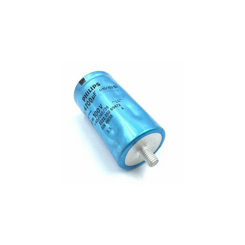 4700UF 100V -10+30% Capacitor 2222.050.69472 Philips