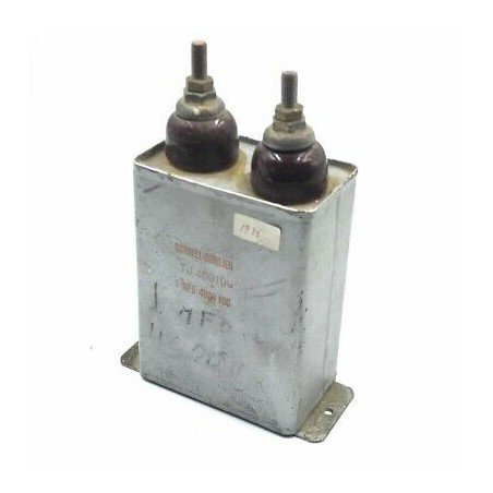 1UF 4000V 4KV PAPER IN OIL CAPACITOR TJ400106 CORNELL DUBILIER