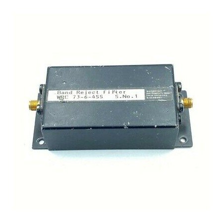 WRC73-6-4SS WAINRIGHT 73MHZ BW 6Mhz BAND REJECT FILTER SMA