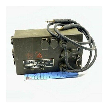 RM-53 RM53 Control Unit 20680-53 Signal Corps