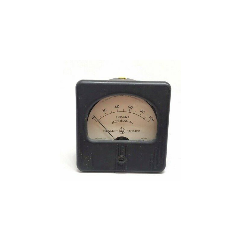 0-100 Percent Analog Panel Meter Signal Modulation Meter HP 75x78 mm