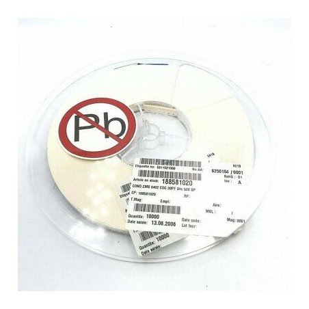 33pF 50V 5% SMD/SMT Ceramic Capacitor QTY:100