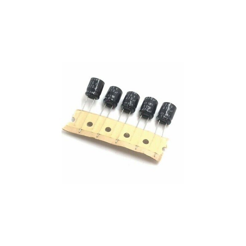 470UF 16V Radial Electrolytic Capacitor SME Matsushita QTY:5