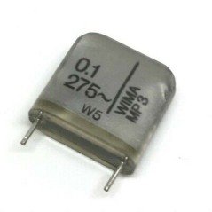 0.1UF 100nF 275VAC Radial Capacitor WIMA mp3