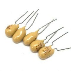 33UF 25V Radial Tantalum Capacitor STC QTY:5