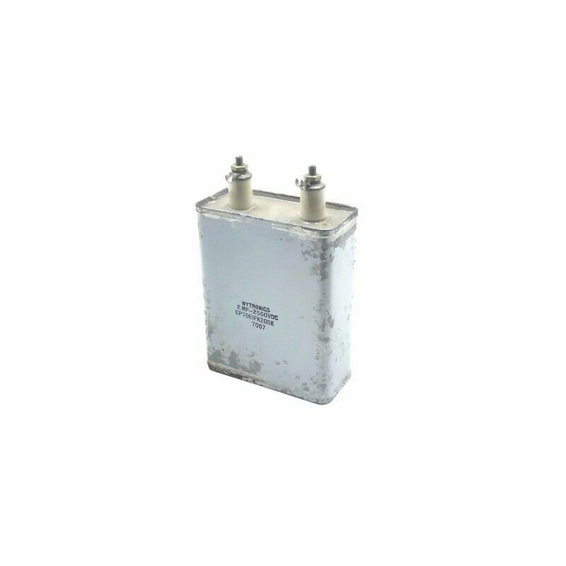 2UF 2500VDC 2.5KV PAPER IN OIL CAPACITOR CP70E1FK205K NYTRONICS
